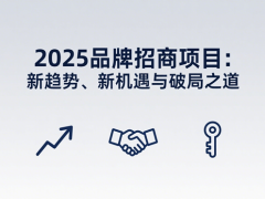 2025品牌招商项目：新趋势、新机遇与破局之道