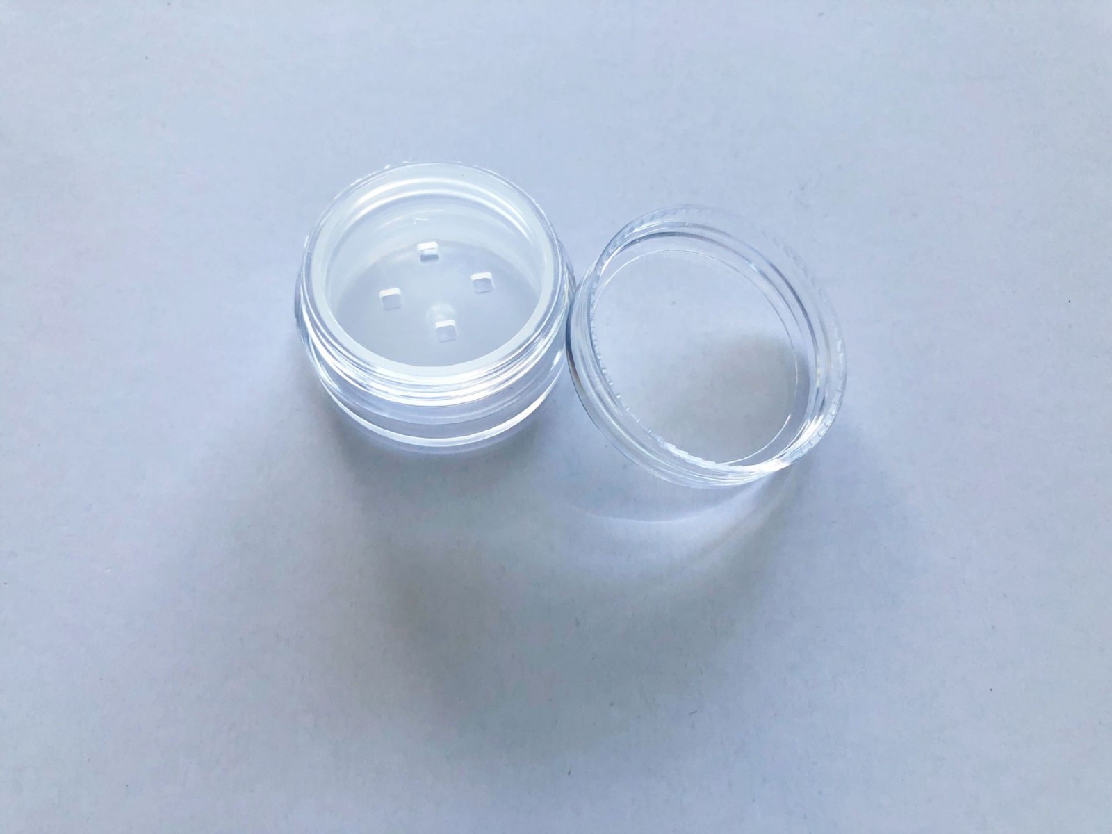 5g散粉盒 膏霜透明分装盒 压缩面膜纸泡瓶 塑料ps分装盒OEM代加工厂图2