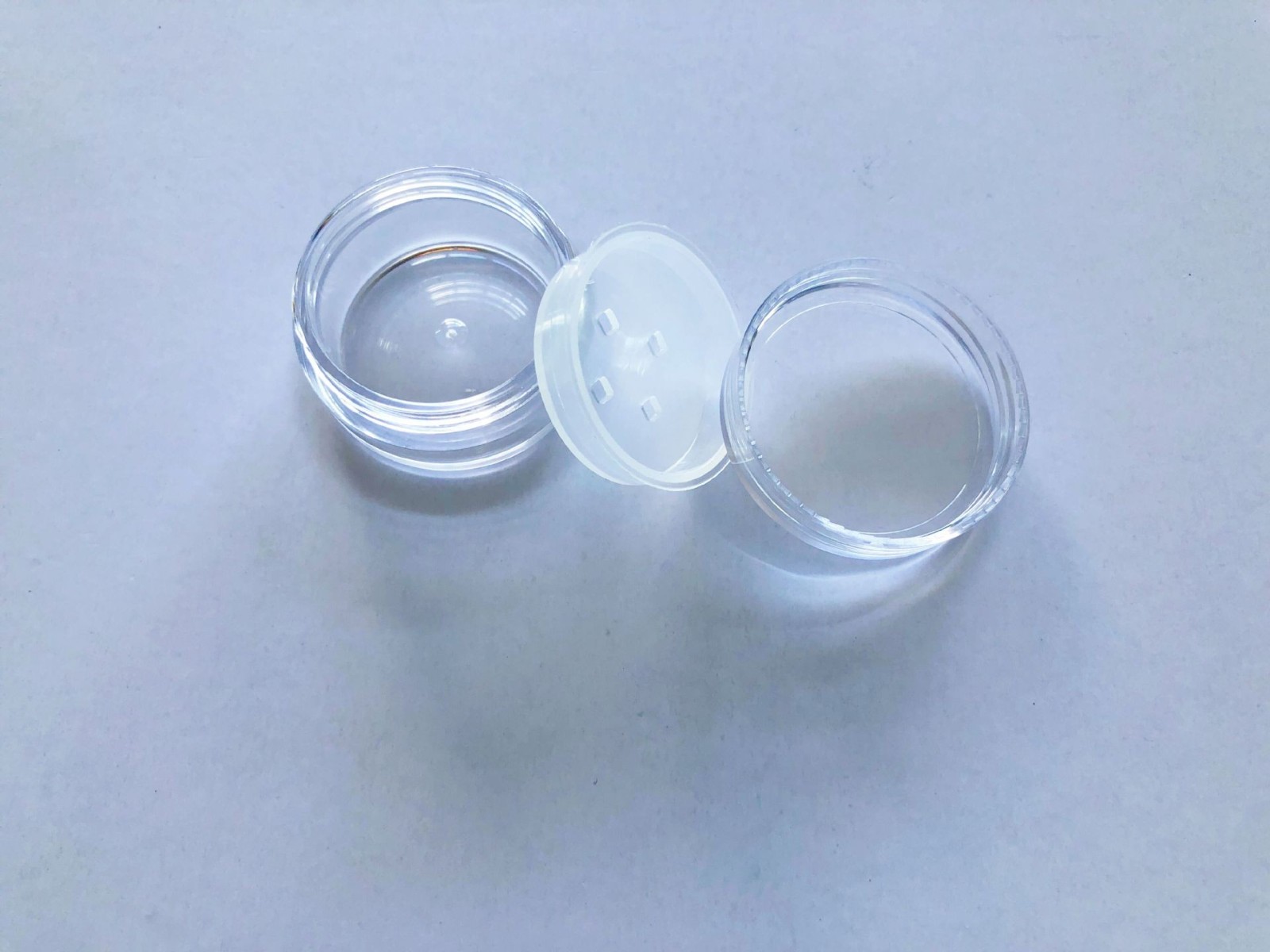 5g散粉盒 膏霜透明分装盒 压缩面膜纸泡瓶 塑料ps分装盒OEM代加工厂图4
