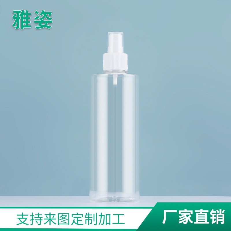 洗发水沐浴露按压式乳液瓶 300ml透明化妆品分装瓶OEM代加工厂图2