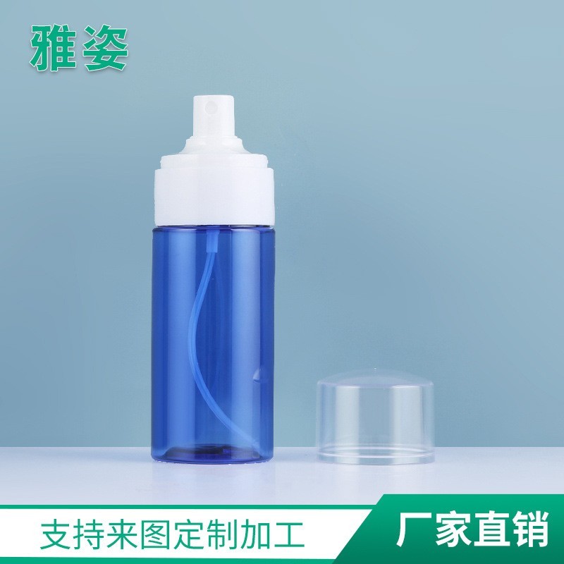 150ml喷雾瓶 定制多规格塑料按压式爽肤水补水120ml分装PET瓶图3