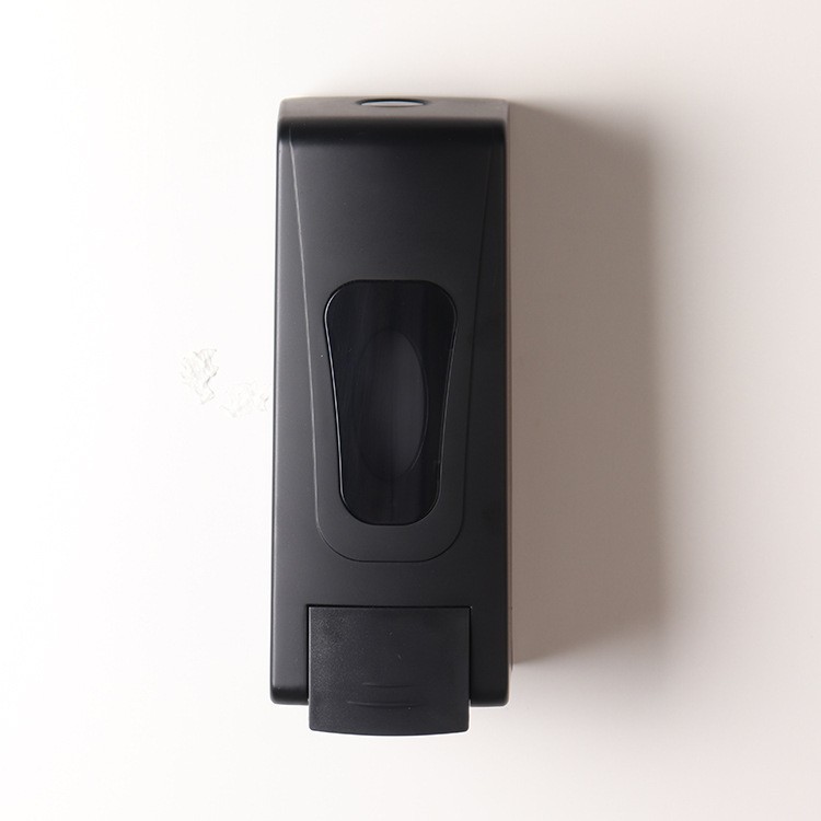学校酒店宾馆手动壁挂液体皂液器公用洗手消毒给皂器ABS材质,OEM代工厂家图2