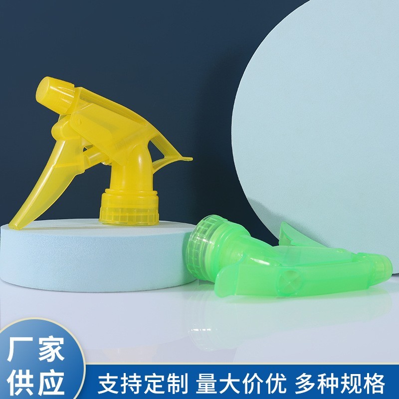 加工定制手扣式喷头 塑料PP油污净消毒液喷雾头 便携塑料A型喷枪，OEM代工厂图4