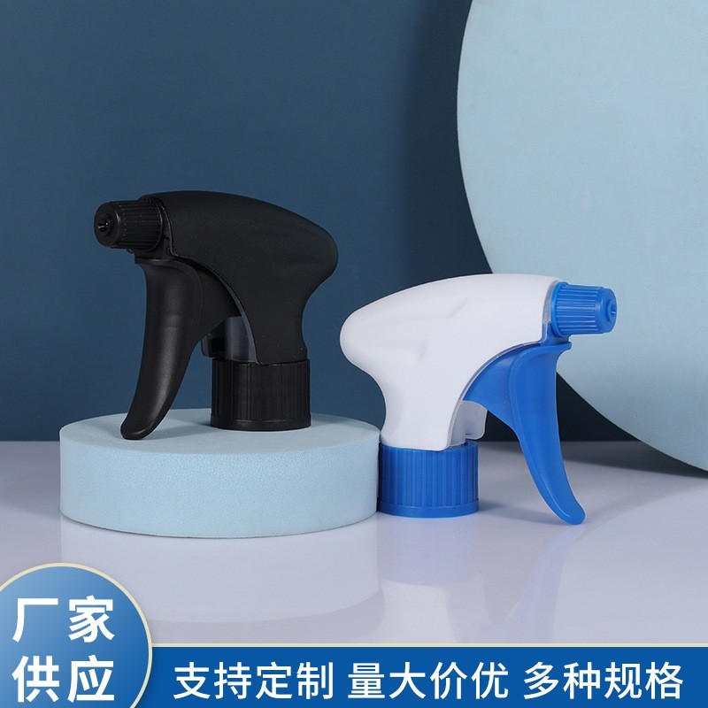 加工定制28牙塑料喷雾喷头 洗车洒水消毒喷头 清洁剂手扣式喷枪，OEM代工厂图4