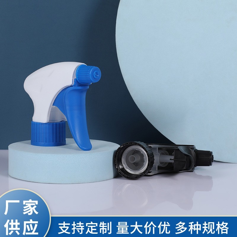 加工定制28牙塑料喷雾喷头 洗车洒水消毒喷头 清洁剂手扣式喷枪，OEM代工厂图2