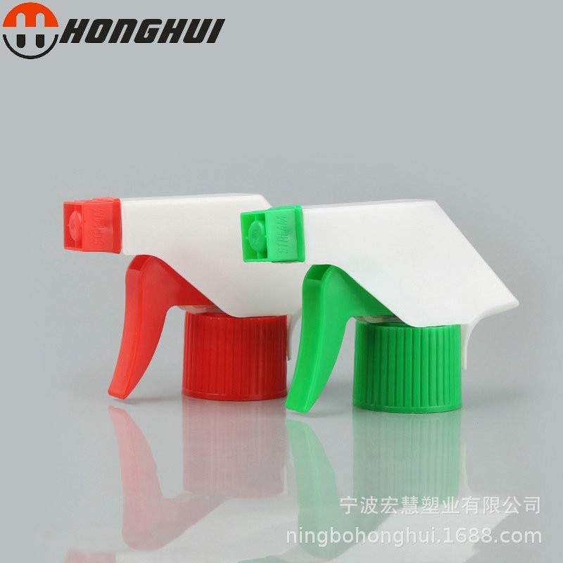 加工定制28口径多规格彩色方枪 塑料PP喷枪 简易浇花喷药喷枪，OEM代工厂图2