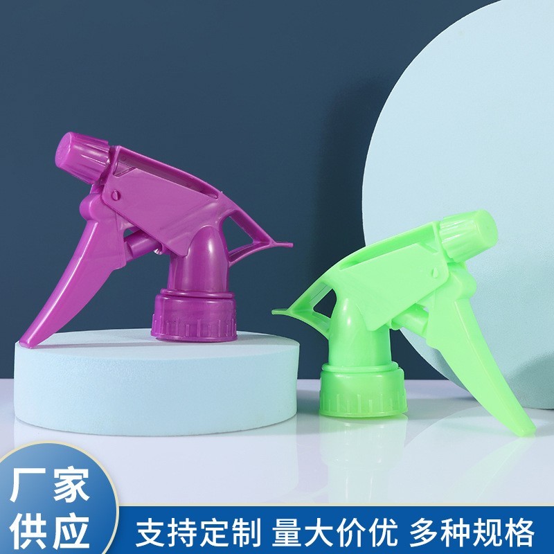 加工定制手扣式A枪 厨房油污净清洁消毒液喷雾枪 28/400塑料喷头，OEM代工厂图2