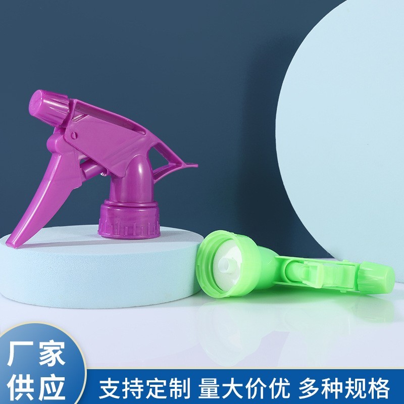 加工定制手扣式A枪 厨房油污净清洁消毒液喷雾枪 28/400塑料喷头，OEM代工厂图3
