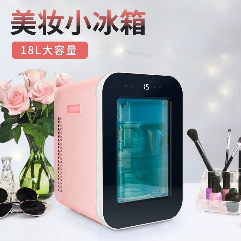22L化妆品旋转小冰箱 面膜护肤品保鲜专用迷你冰箱化妆品冷藏柜,OEM代加工，贴牌加工，ODM 定制图2