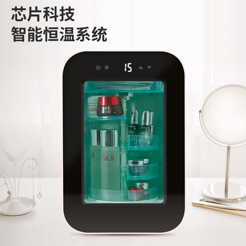 22L化妆品旋转小冰箱 面膜护肤品保鲜专用迷你冰箱化妆品冷藏柜,OEM代加工，贴牌加工，ODM 定制图5