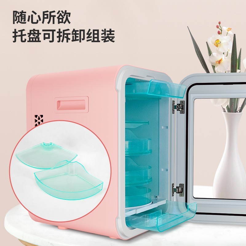 22L化妆品旋转小冰箱 面膜护肤品保鲜专用迷你冰箱化妆品冷藏柜,OEM代加工，贴牌加工，ODM 定制图4
