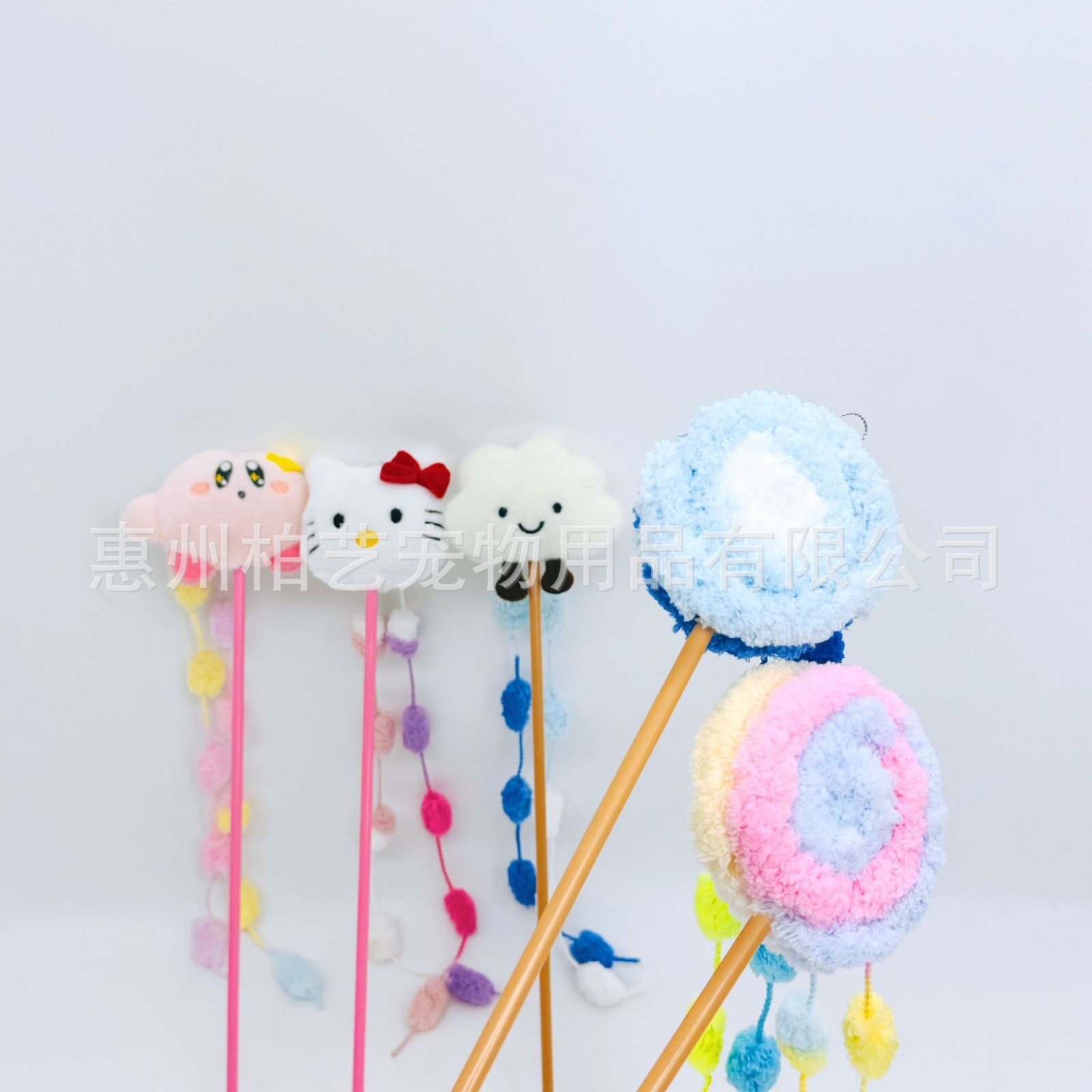 星智猫厂家定制加工多型逗猫棒猫爬架皮拍羽毛棒来图来样定制,OEM代加工，贴牌加工，ODM定制图2