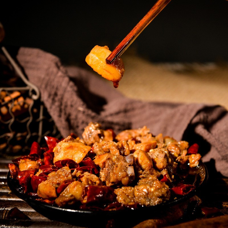 零食食品兔肉兔老爹自贡冷吃兔休闲零食,OEM代加工，贴牌加工，ODM定制图2