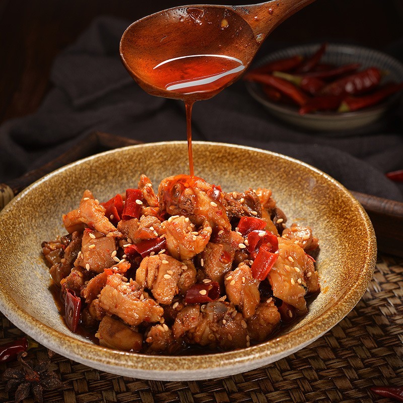 休闲零食重庆川味辣子鸡肉干肉脯食品,OEM代加工，贴牌加工，ODM定制图3