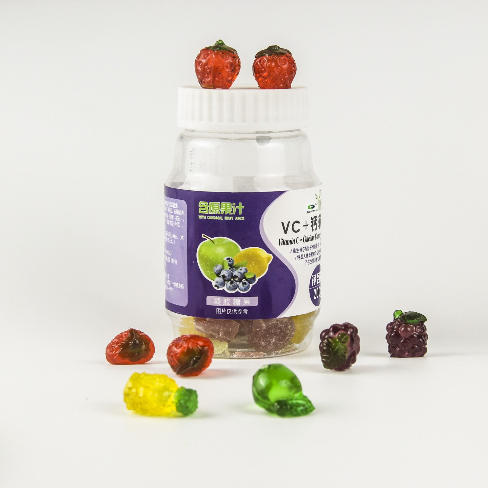 蓝莓叶黄素软糖儿童成人叶黄素用眼营养熬夜果味即食OEM代加工，贴 牌加工图5