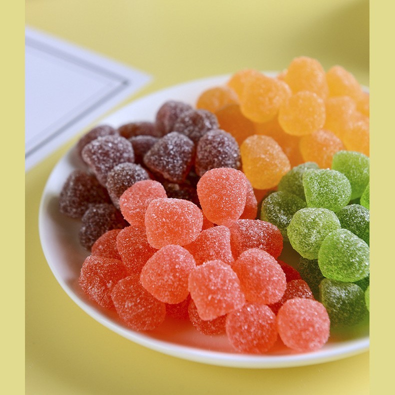 酸砂橡皮糖混合水果味QQ软糖儿童软糖水果汁糖OEM代加工，贴牌加工，ODM 定制图4