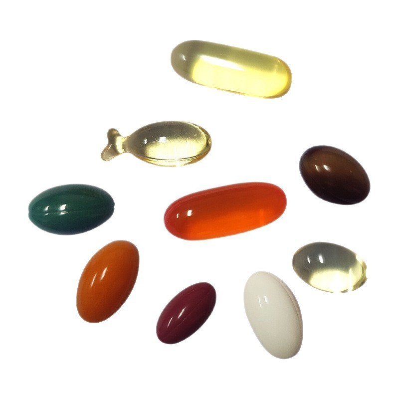 鱼油松针油磷虾油等各类凝胶糖果各种形状定制代加工图2