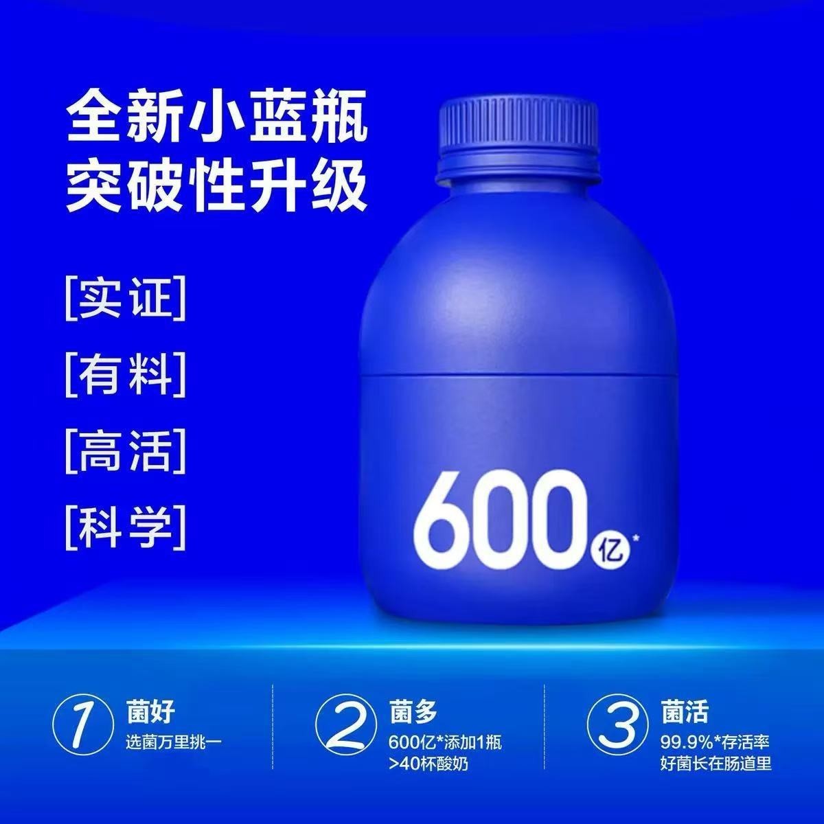 小蓝瓶益生菌大人肠胃益生元高活性冻干粉体重管理,贴牌定制图3