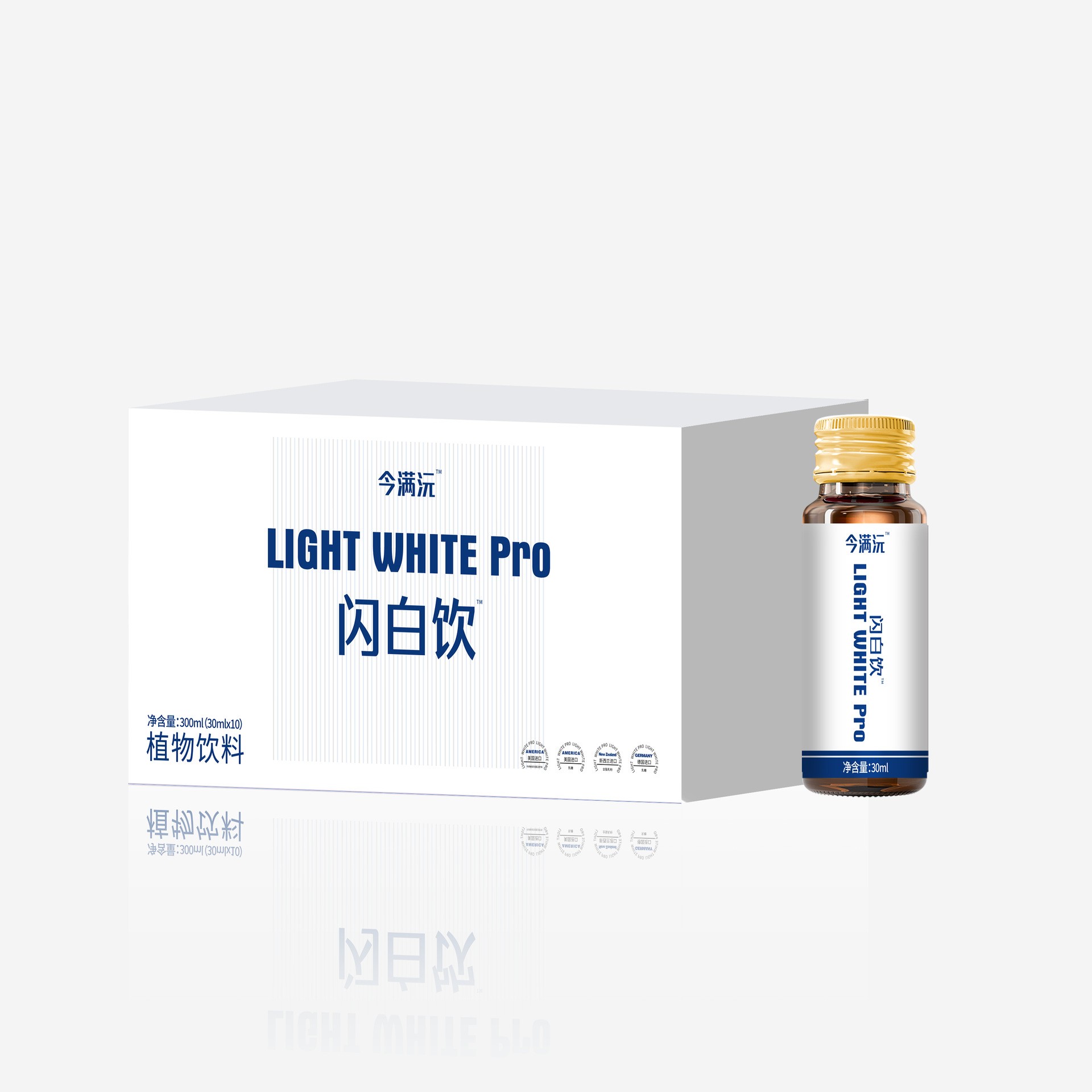 今满沅闪白饮300ml植物饮料OEM代加工，贴牌加工，ODM定制