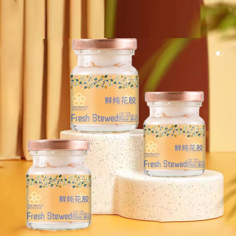 即食鱼胶粥紫薯燕麦鲜炖牛奶花胶现货花胶羹 燕窝粥花胶粥 罐头梨ODM定制图3