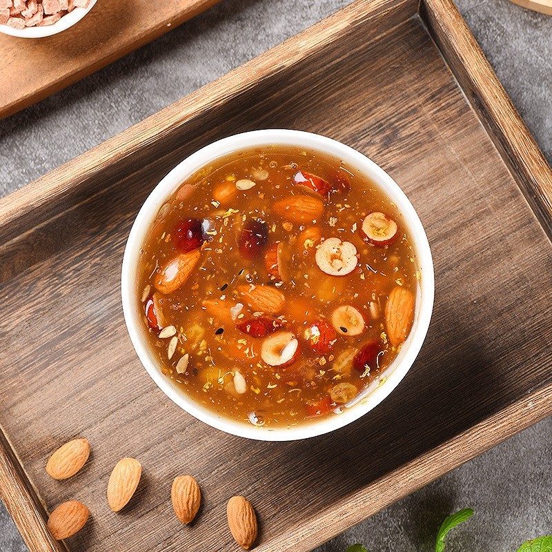 代工定制颗粒速溶藕粉桂花坚果藕粉羹专业贴牌效率出货好冲泡图3