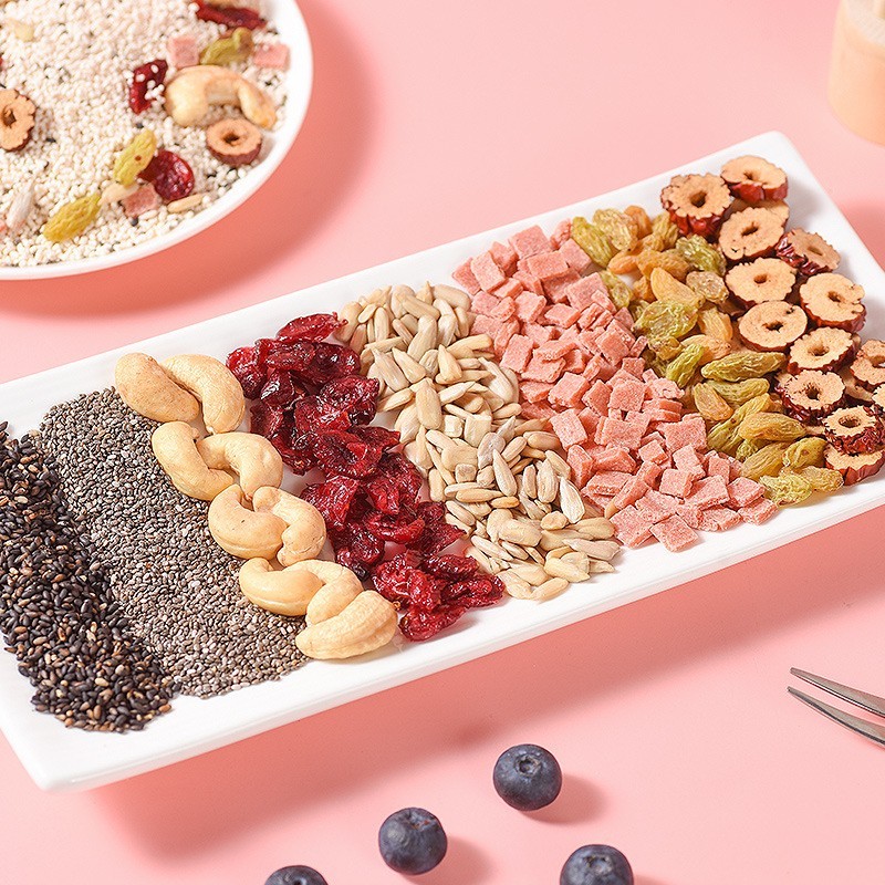 OEM代加工贴牌加工罐装藕粉奇亚籽坚果藕粉速溶藕粉羹开水直接冲泡图4