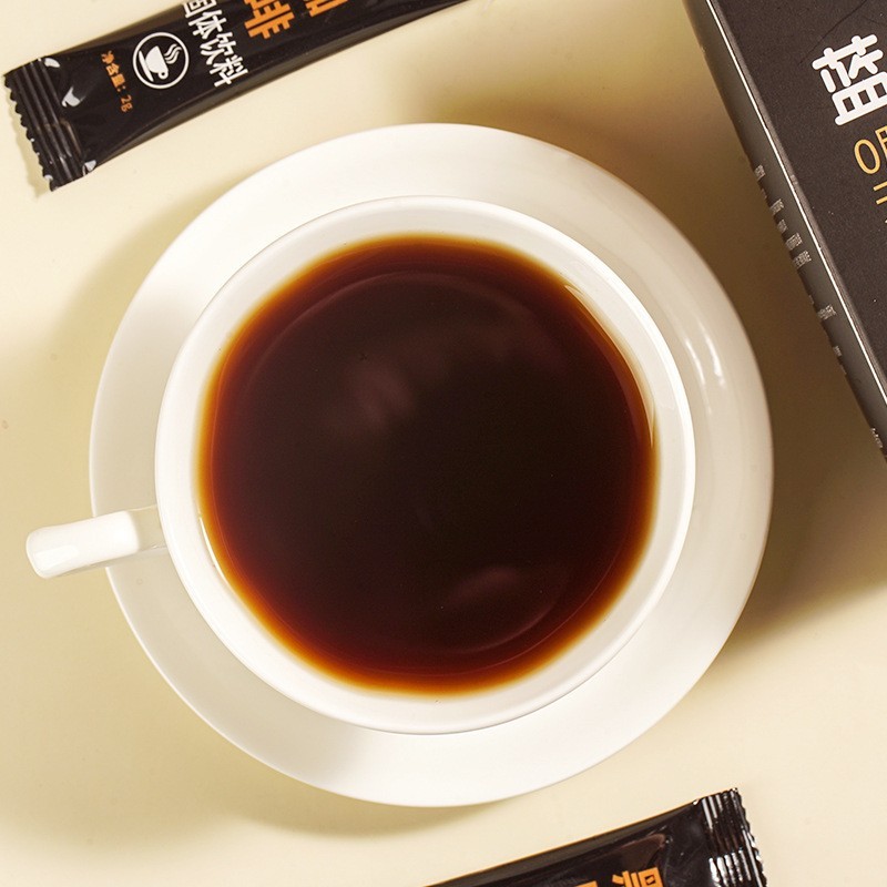 黑咖啡0糖0脂速溶纯黑咖啡饱腹代餐冲调饮品冻干高纤饱腹代加工厂图4