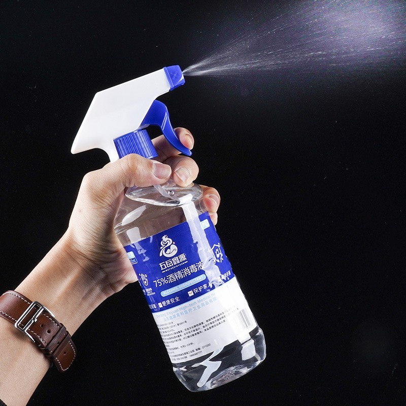 定制75%酒精喷雾杀菌消毒溶液 可食用酒精500ML瓶装酒精喷雾ODM定制图2
