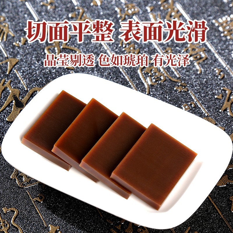 鹿胶块铁盒装鹿皮胶鹿角胶块250g鹿胶膏糕鹿胶粉产品龟鹿二仙胶丸OEM代工厂图5