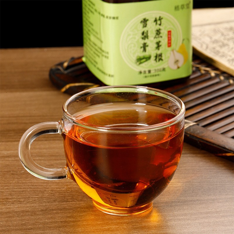 竹蔗茅根雪梨膏瓶装300g竹蔗茅根浓缩膏雪梨膏养生膏oem代加工图3