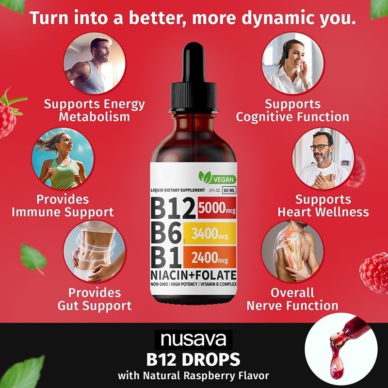 爆款vitamin B12 drops维他命B12滴剂维生素B滴剂厂家oem代加工平台图4
