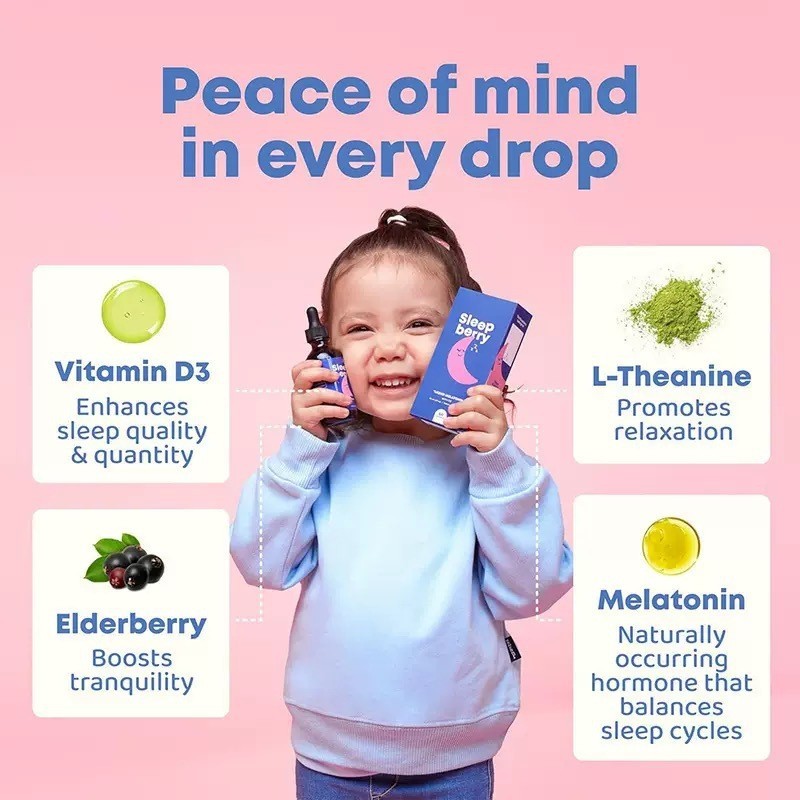 定制热销儿童褪黑素滴剂Sleepberry30ML滴剂贴牌加工图5