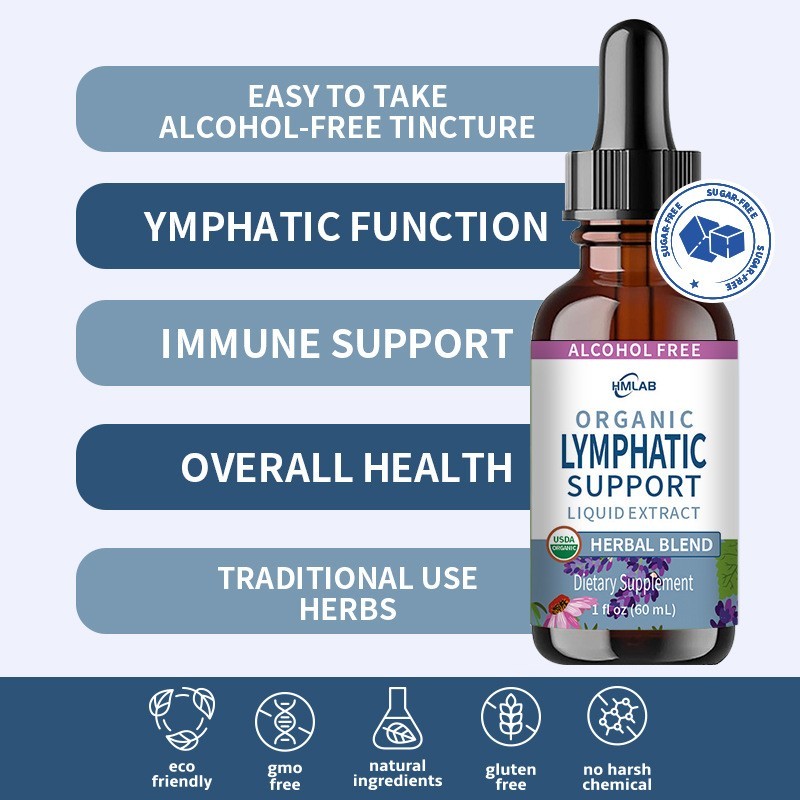 跨境爆款60ml紫锥菊滴剂LYMPHATIC工厂OEM/ODM订单图3