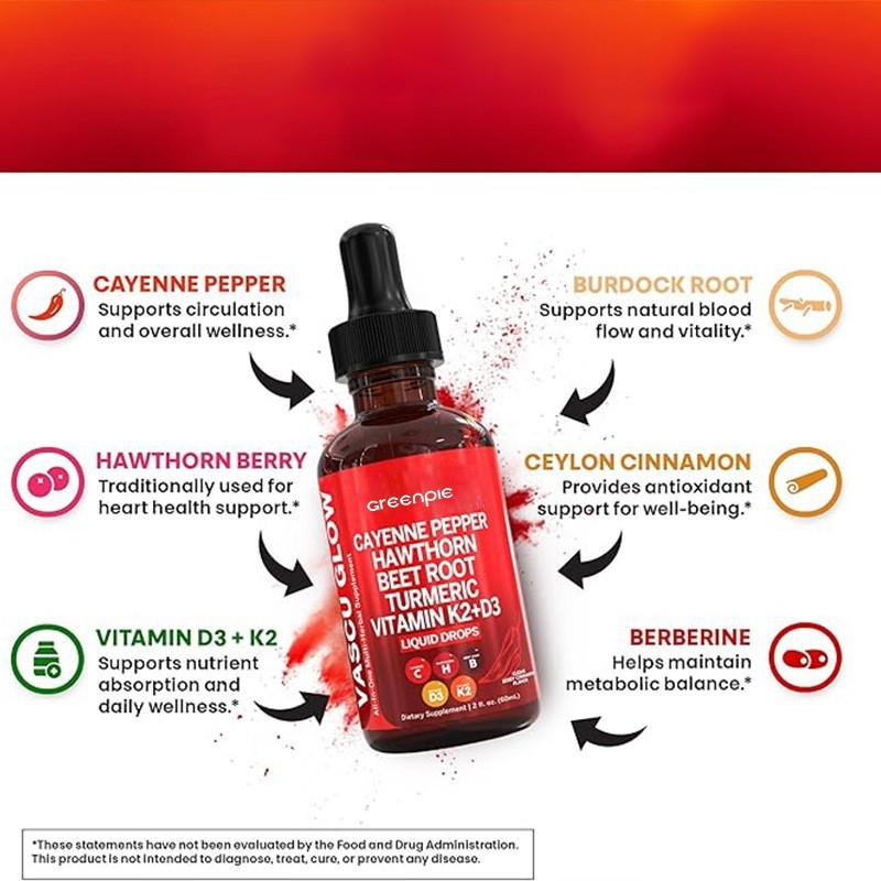 滴剂辣椒素山楂膳食补充剂维生素D3甜菜根粉滴剂OEM图3