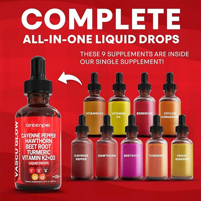 滴剂辣椒素山楂膳食补充剂维生素D3甜菜根粉滴剂OEM图2