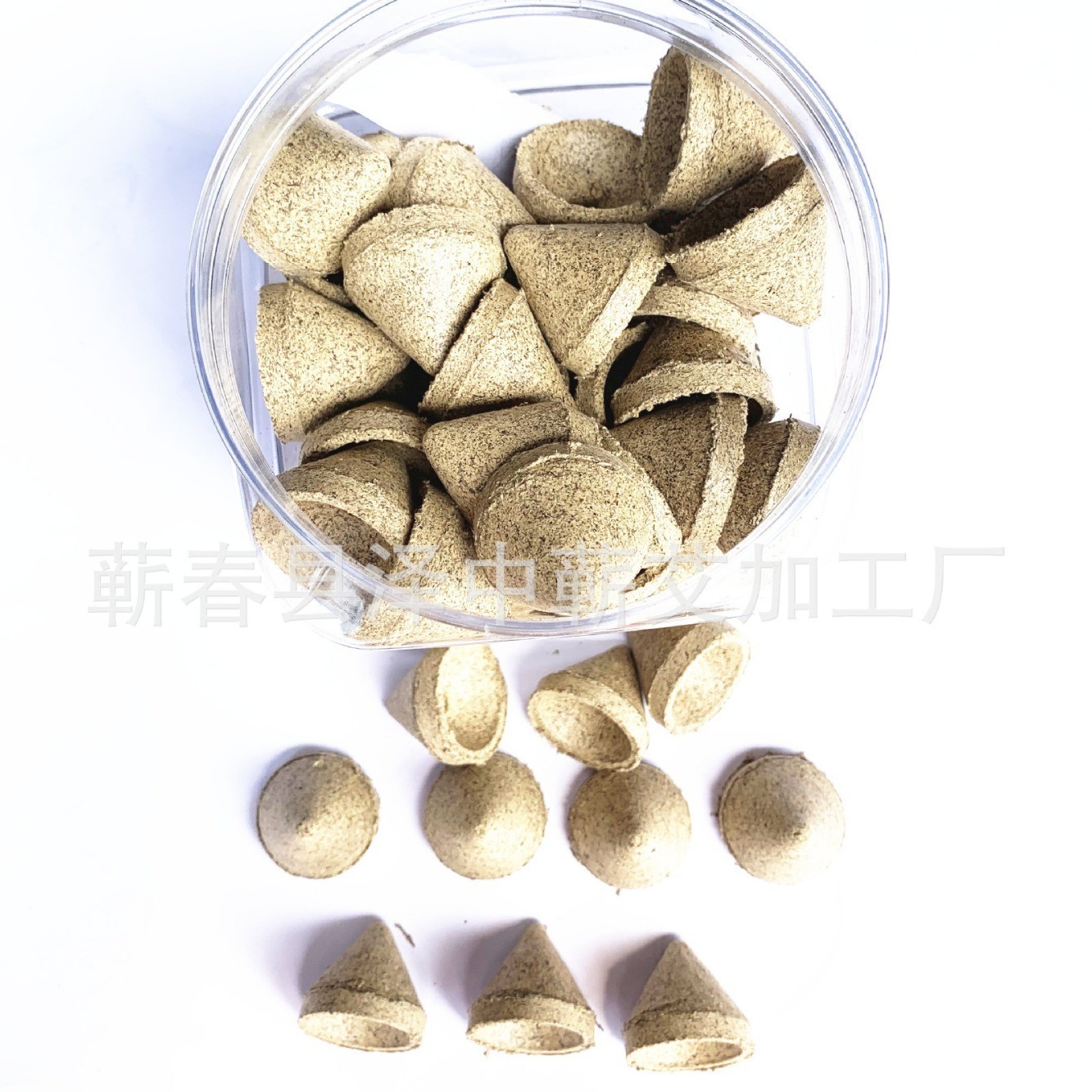 湖北蕲春艾绒艾塔20粒装艾坨艾灸塔纯蕲艾隔姜灸隔蒜灸陈年蕲艾OEM代加工厂图2