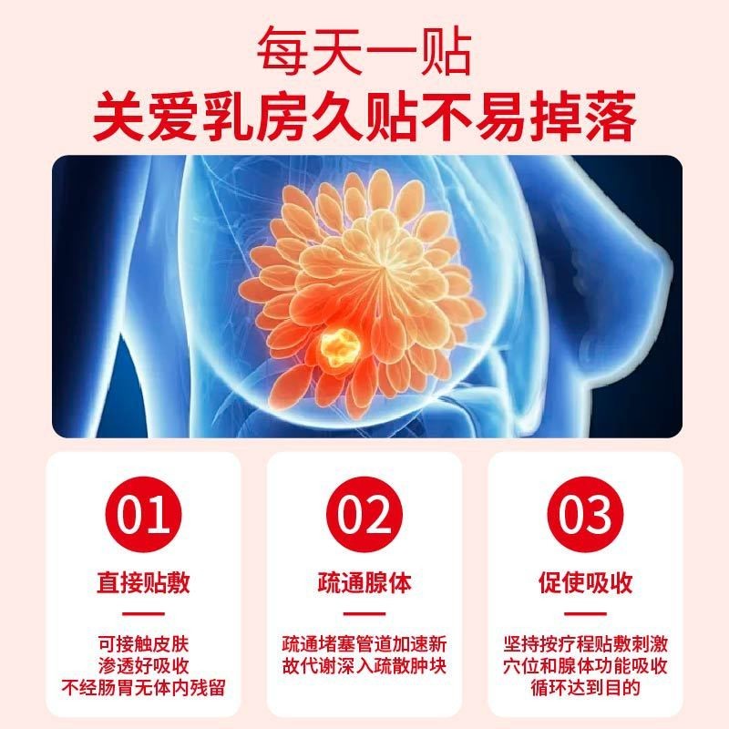 国药药材乳腺贴穴位贴乳腺穴位贴草本配方疏通贴OEM代加工厂图2