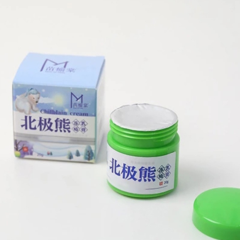 苗榆棠北极熊冻疮膏手脚皲裂膏手足部护手霜脚后跟干裂膏OEM代加工厂图4