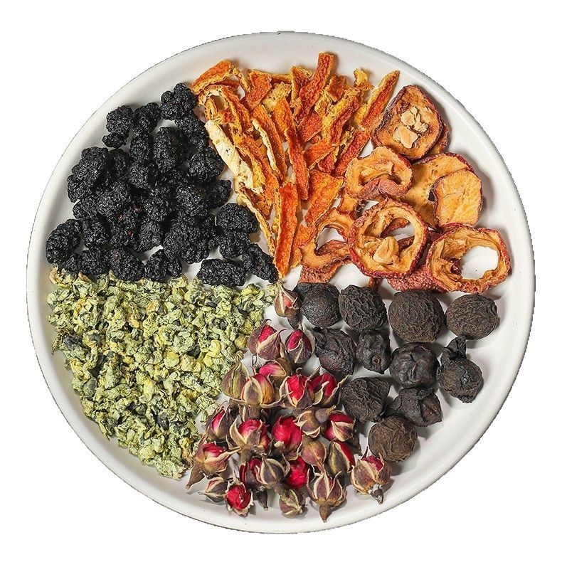 乌梅山楂荷叶饮解油腻玫瑰花茶养生组合花茶OEM代加工图2