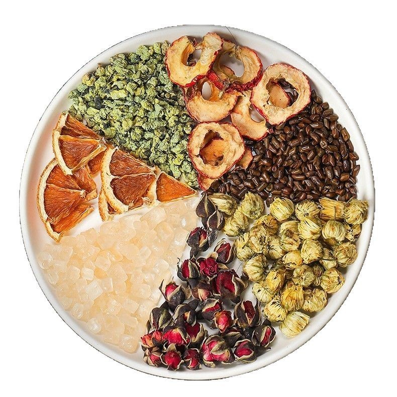 柠檬荷叶茶夏季大餐解油腻变形茶胎菊组合花草茶OEM定制图3