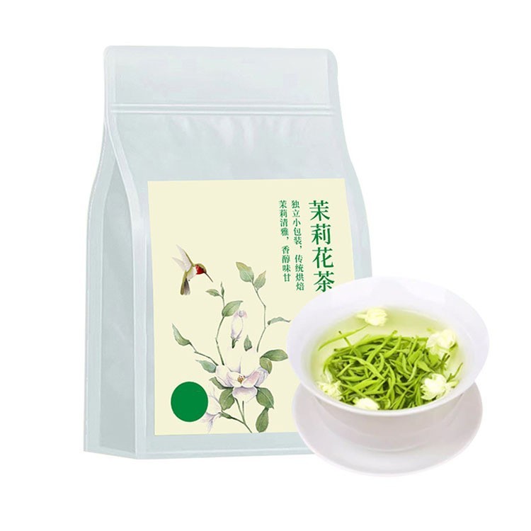 高品质浓香型茉莉花茶定制 茉莉绿乌龙茶三角包贴牌袋泡茶代加工,代工智造图2