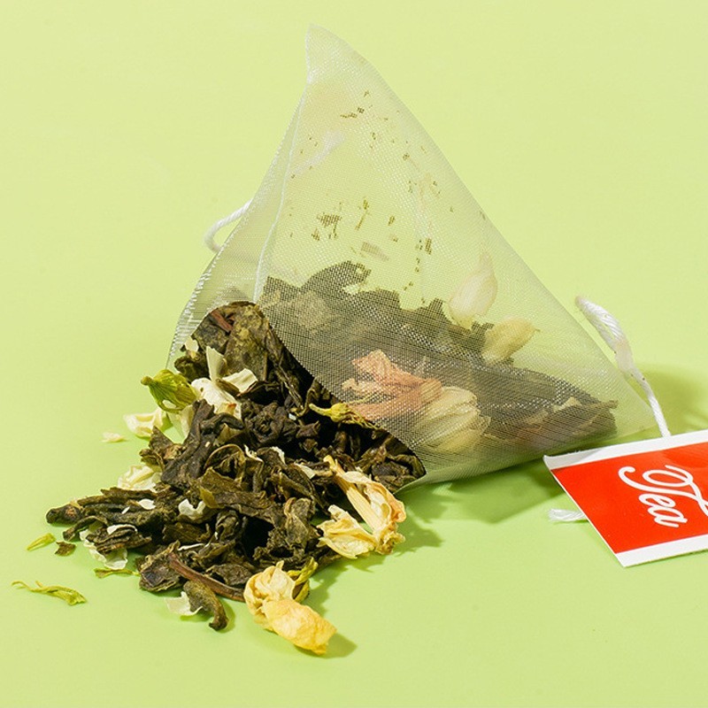 高品质浓香型茉莉花茶定制 茉莉绿乌龙茶三角包贴牌袋泡茶代加工,代工智造图4