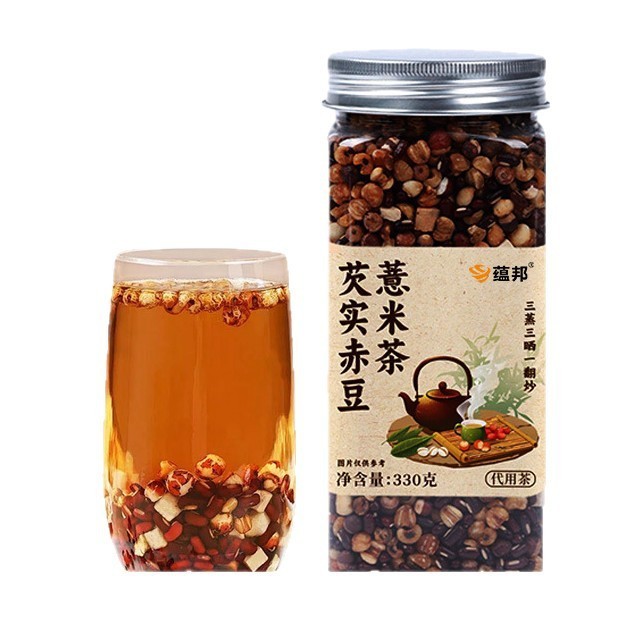 三蒸三晒芡实赤豆薏米茶oem定制 短视频爆款赤小豆薏米芡实茶代工 代工智造图2