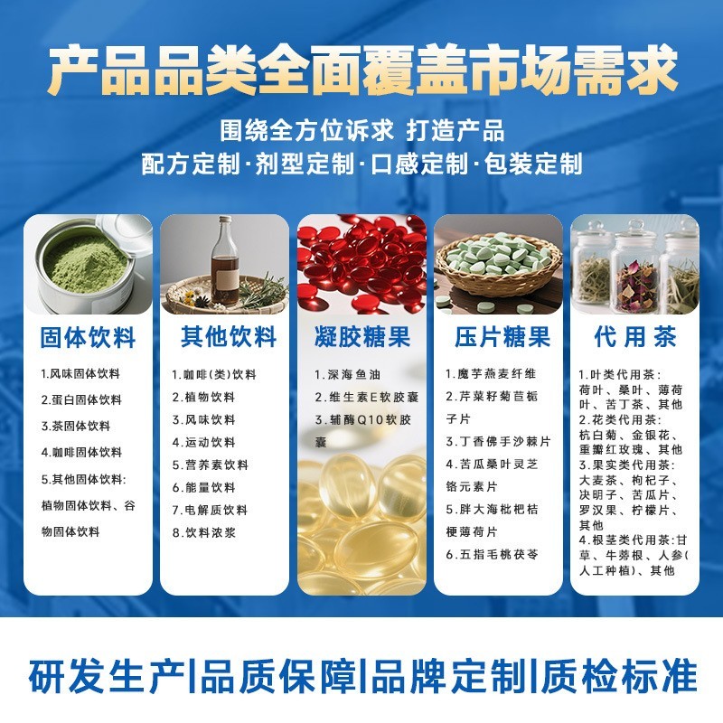 合欢花干花泡茶药食同源复配定制贴牌老年人代加工饮品养生花茶 代工智造图4