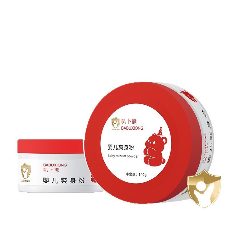 叭卜熊婴儿玉米爽身粉新生儿童痱子粉宝宝专用舒敏清痱吸汗干爽厂家贴牌定制 代工智造图4