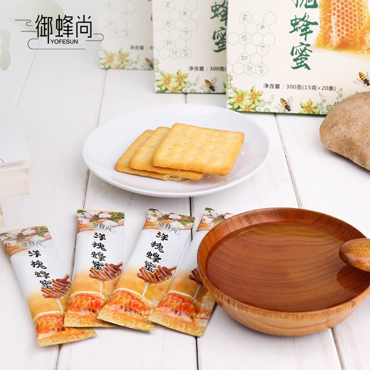 ODM定制袋装蜂蜜洋槐蜜15克一包便携式装土蜂蜜袋装百花蜂蜜  OEM代工厂图3