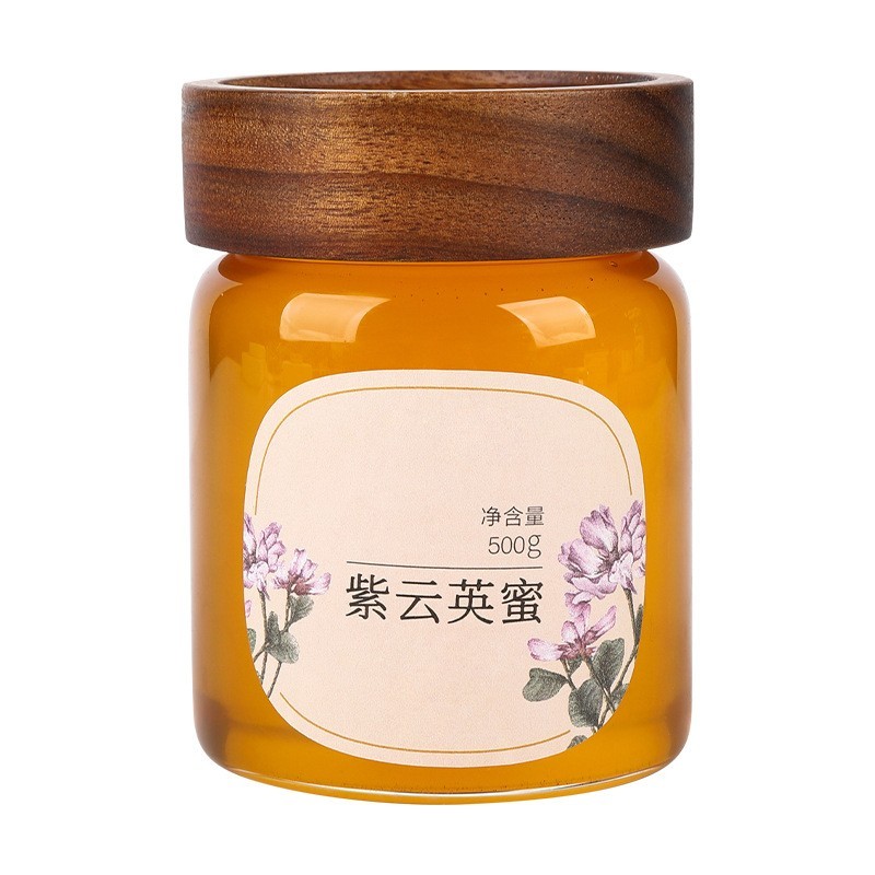 蜂蜜源头工厂OEM贴牌代工天然农家土蜂蜜百花槐花蜜玻璃瓶500g  OEM代工厂图5