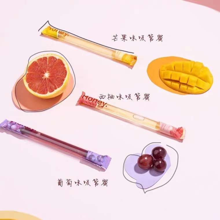 吸管蜜果汁蜜 便携装可 OEM 网红新款 社群团购 直播带货  OEM代工厂图4