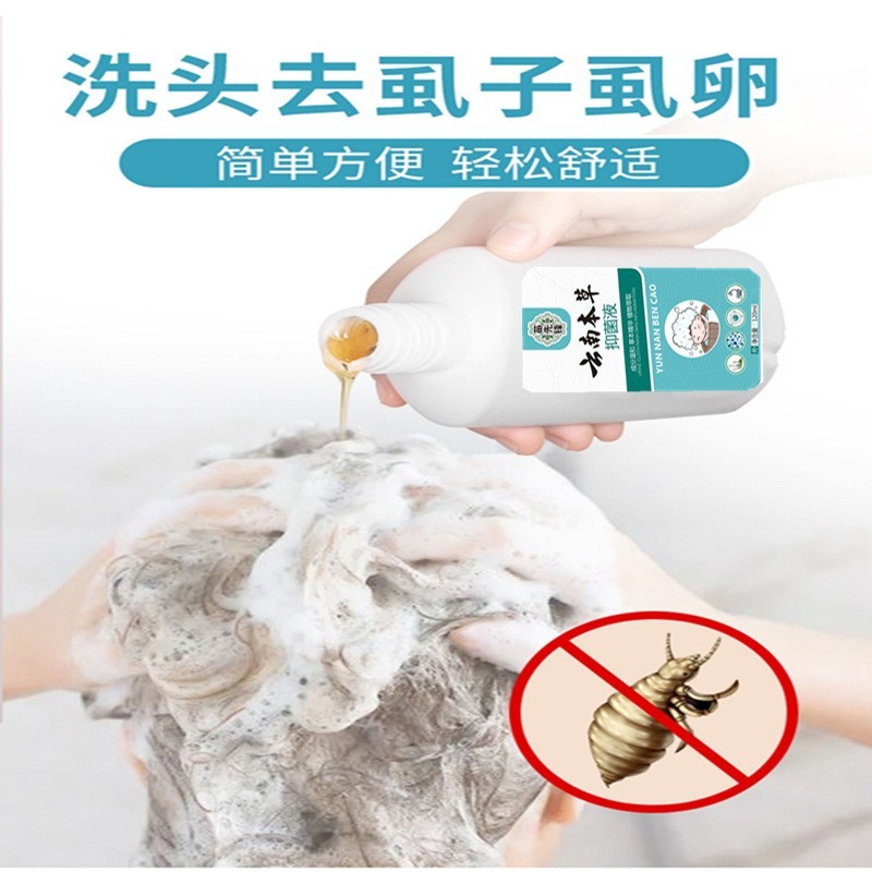 贴牌加工苗先锋去虱洗发水香波头虱药 儿童洗发阴虱药喷剂去头虱的洗发水  oem/odm订单图5