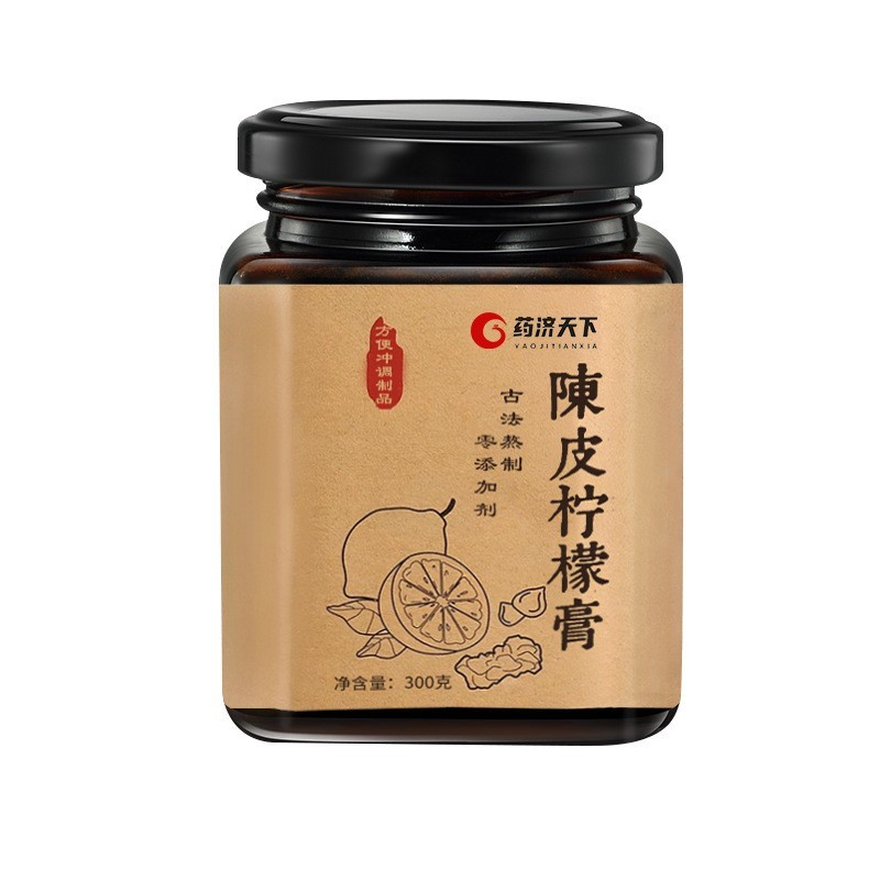陈皮柠檬膏300g道地选材古法熬制药济天下源头工厂OEM贴牌定制图4